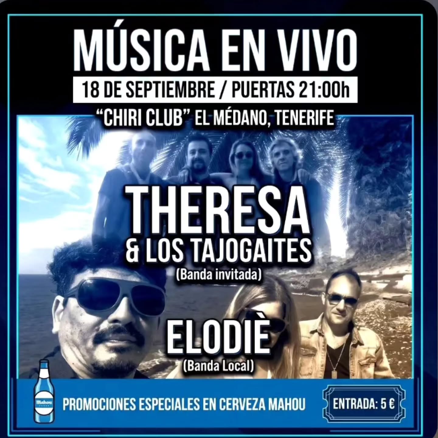Theresa & Los Tajogaites + Elodiè en concierto