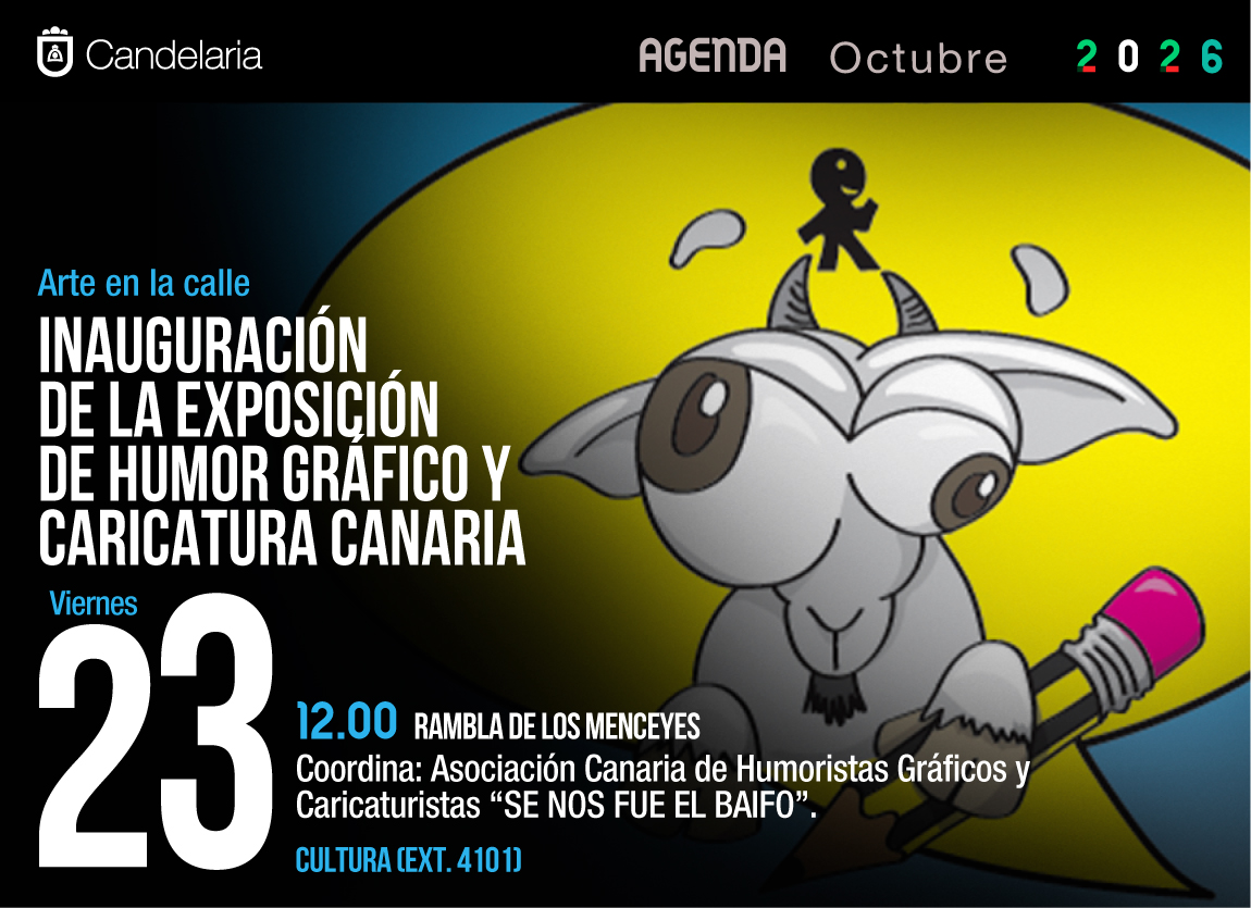 Inauguración de la exposición de humor gráfico y caricatura canaria