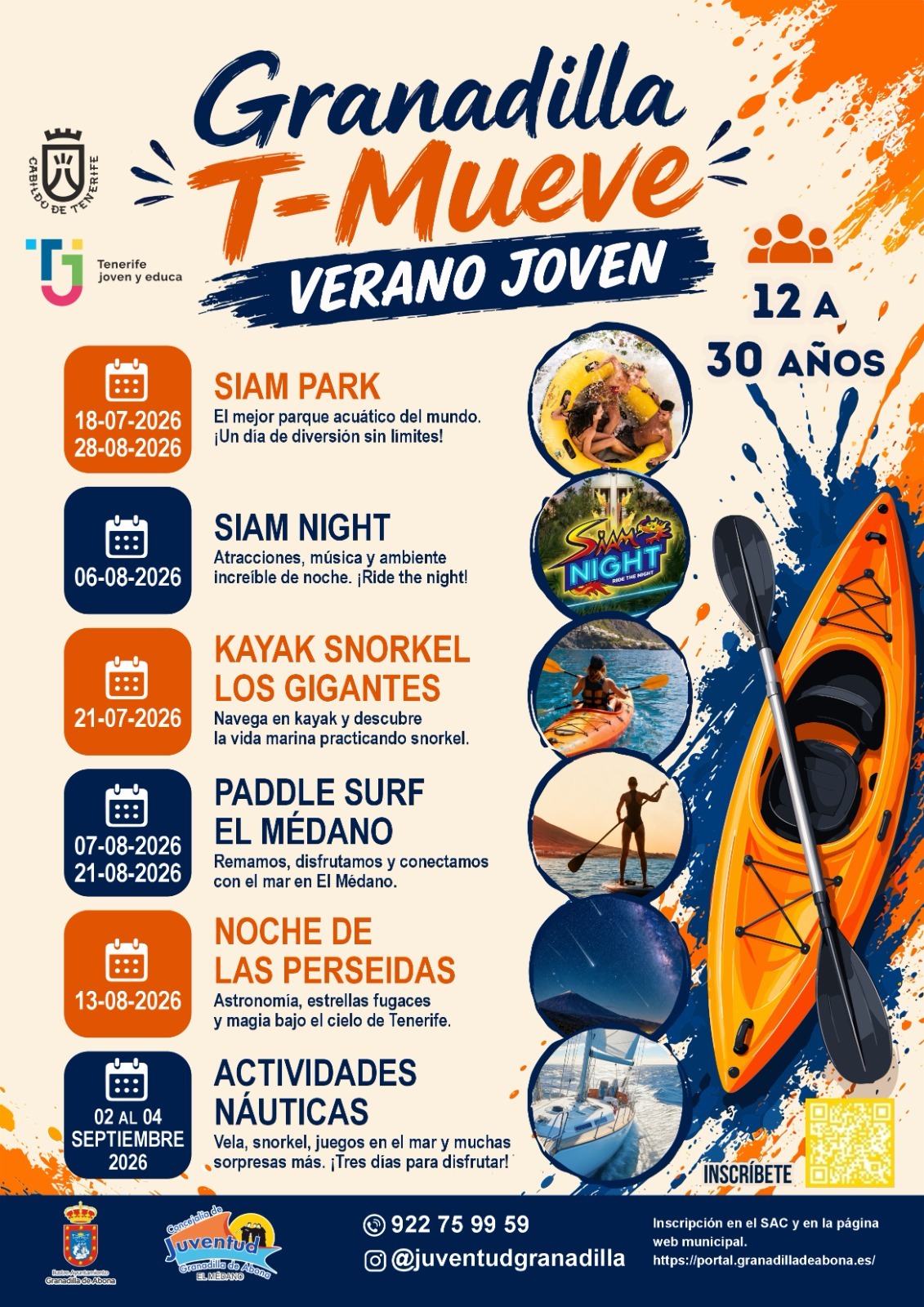 Este verano Granadilla T-Mueve