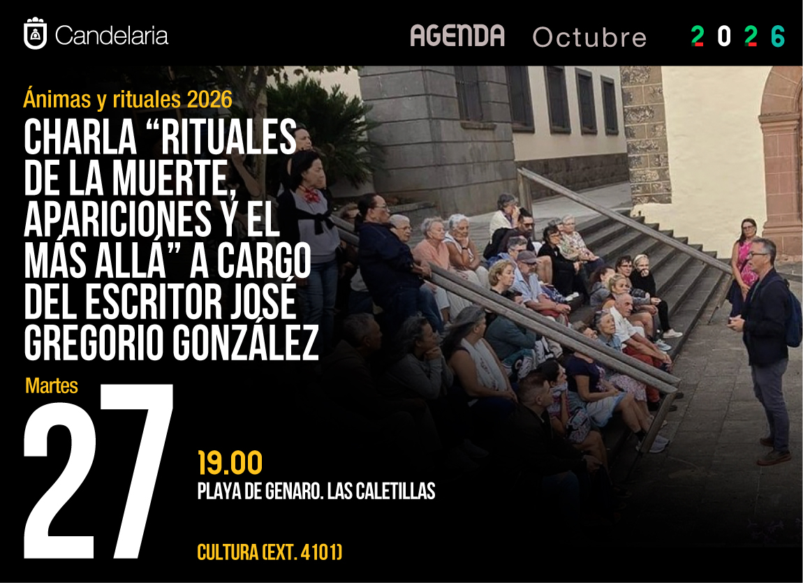 Charla Rituales de la muerte, apariciones y el más allá
