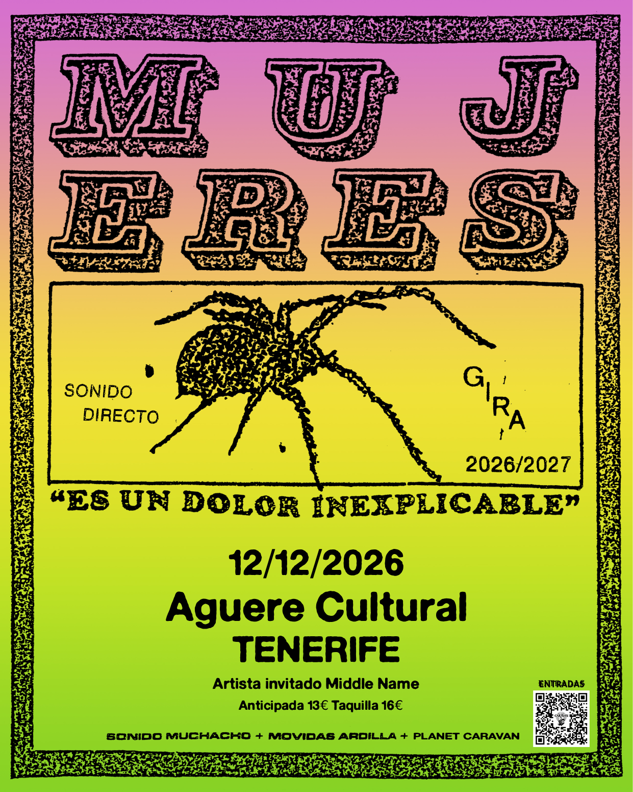 MUJERES + MIDDLE NAME. Es un dolor inexplicable