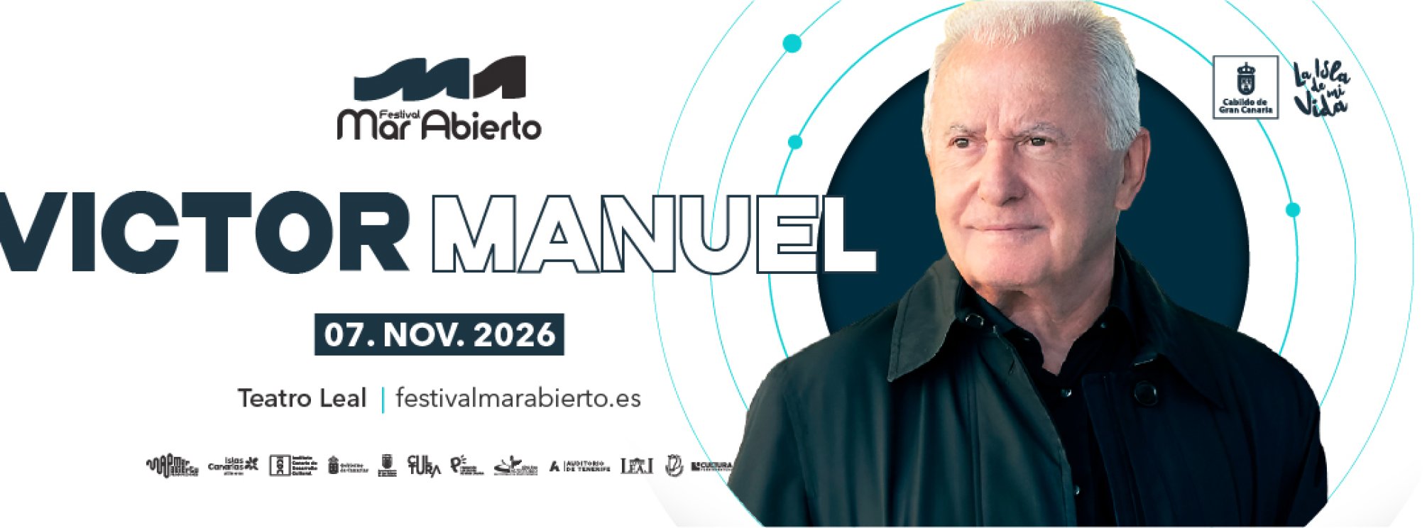 Festival Mar Abierto - Víctor Manuel - Teatro Leal de La Laguna