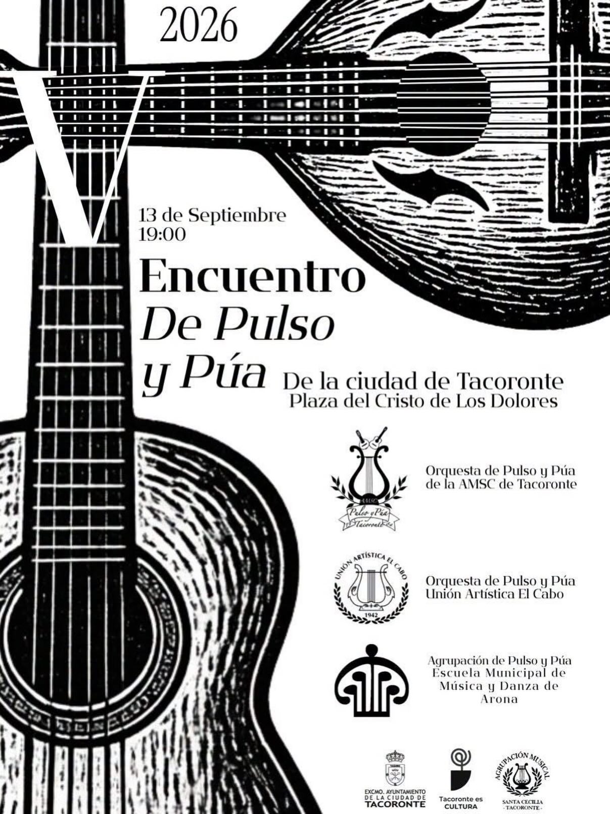 Encuentro de Pulso y Púa de las Fiestas del Cristo 2026