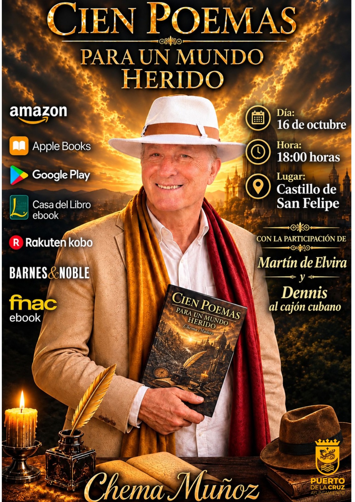 Chema Muñoz presenta sus poemas