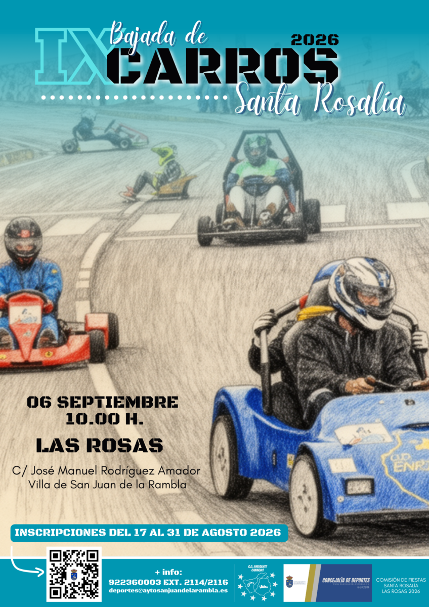 IX Bajada de Carros de Madera de Las Rosas. Santa Rosalia 2026