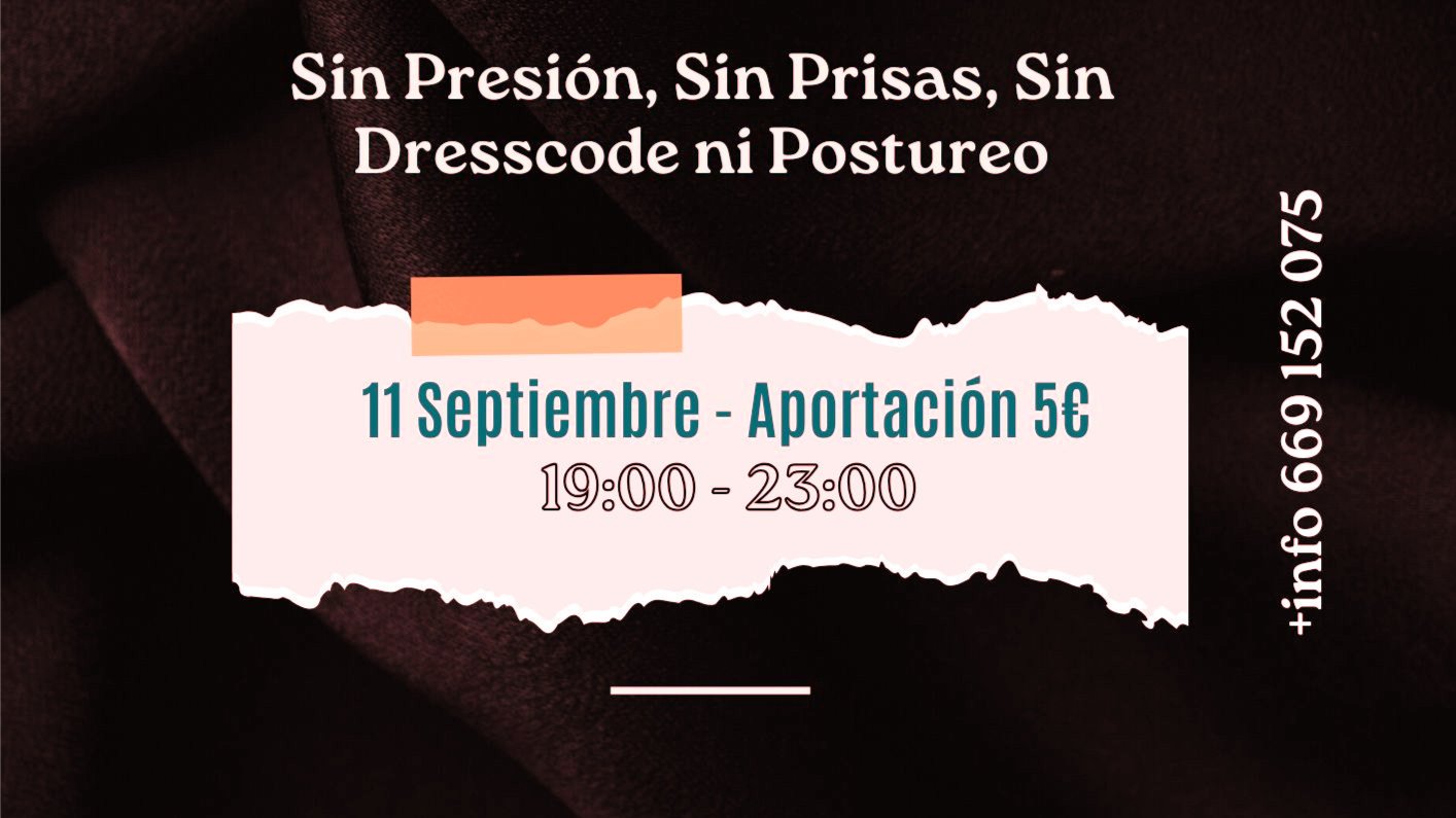 Viernes Social - BDSM. Sin Presión, Sin Prisas, Sin Dresscode ni Postureo