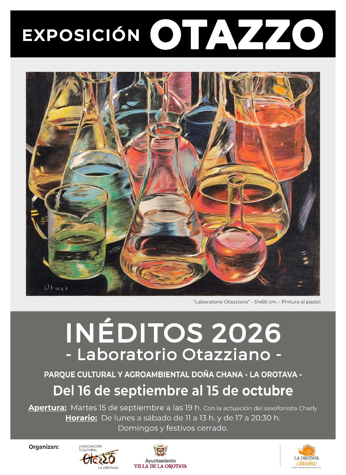 Exposición "Laboratorio Otazziano”. INÉDITOS 2026 - Laboratorio Otazziano -