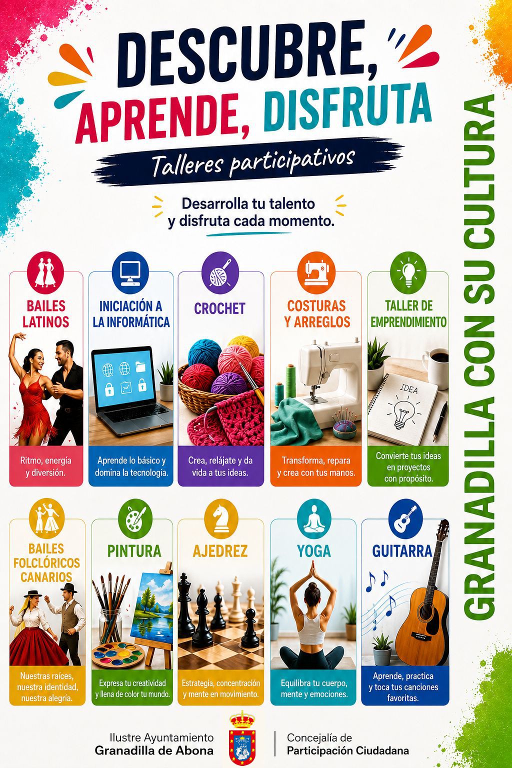 Granadilla con su Cultura. Talleres participativos