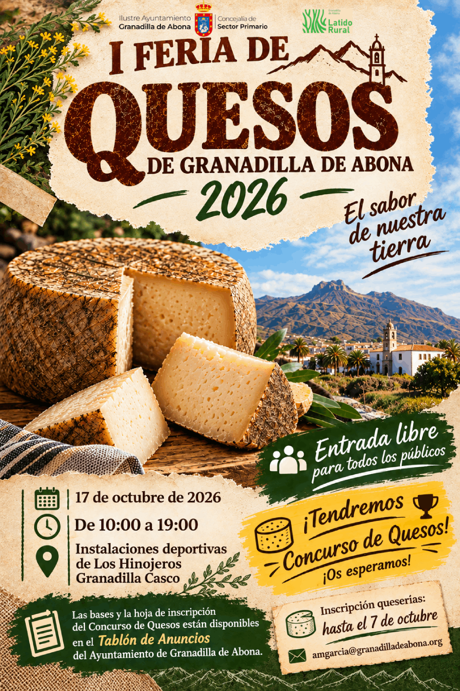 I Feria del Queso de Granadilla de Abona. El sabor de nuestra tierra