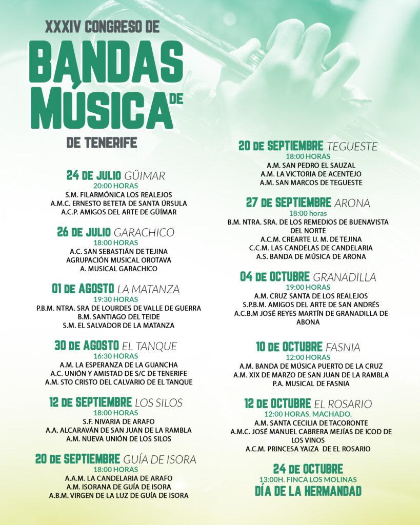 XXXIV Congreso de Bandas de Música de Tenerife