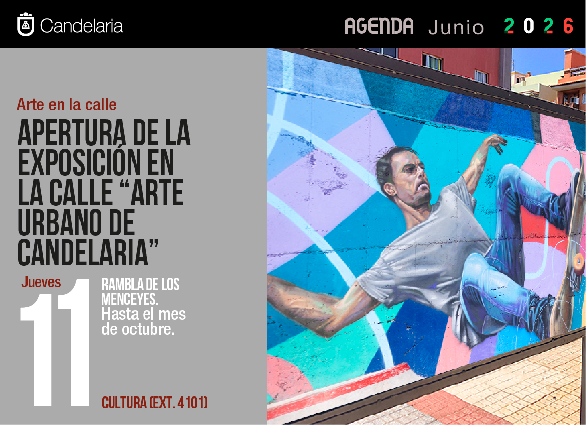 Exposición en la calle 'Arte Urbano de Candelaria'