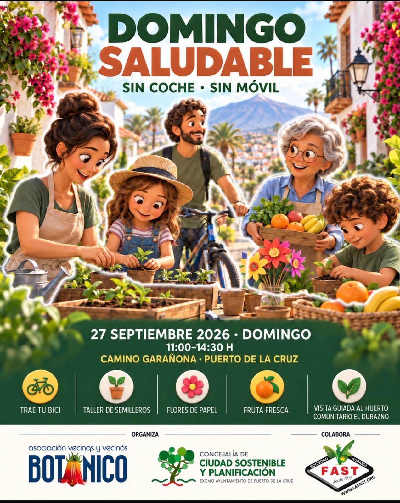 Domingo saludable: sin coche ni móvil