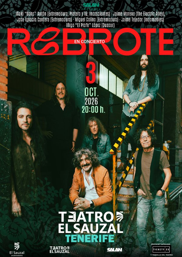 «Rebrote» en concierto en el Teatro El Sauzal