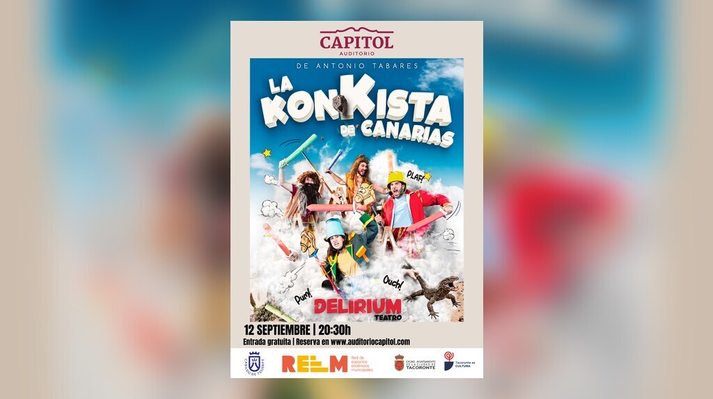 Obra La Konkista de Canarias de Antonio Tabares, compañía Delirium Teatro
