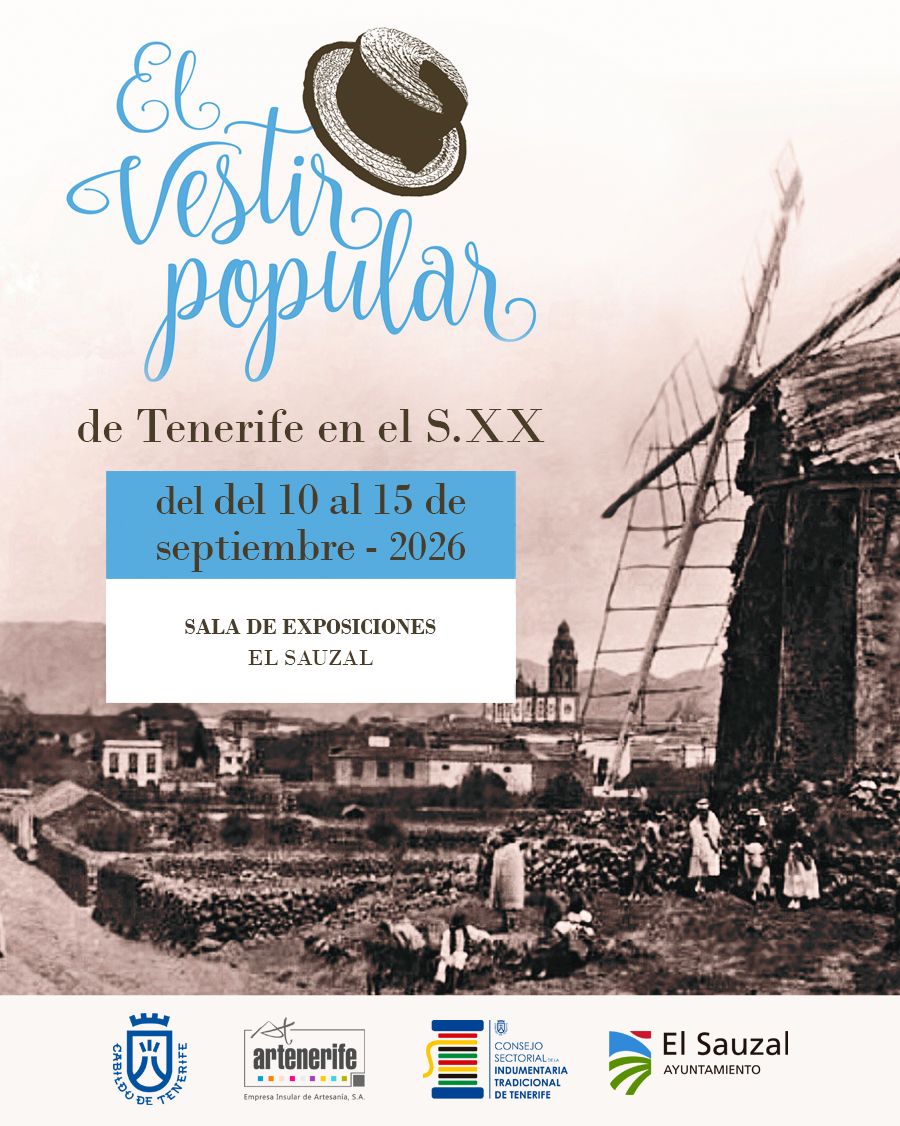 Muestra de vestimenta popular canaria. de Tenerife en el S. XX