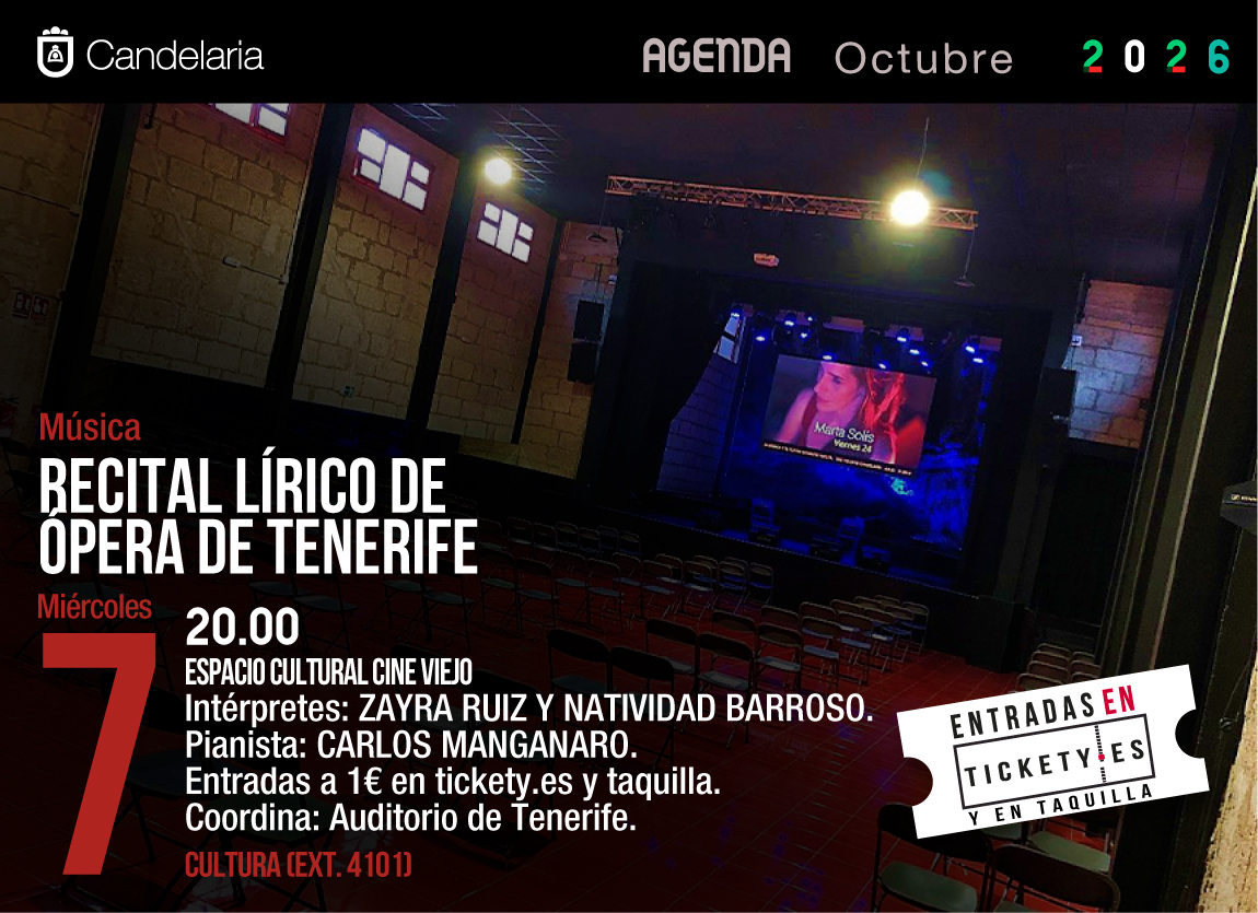 Recital lírico de Ópera de Tenerife. Música