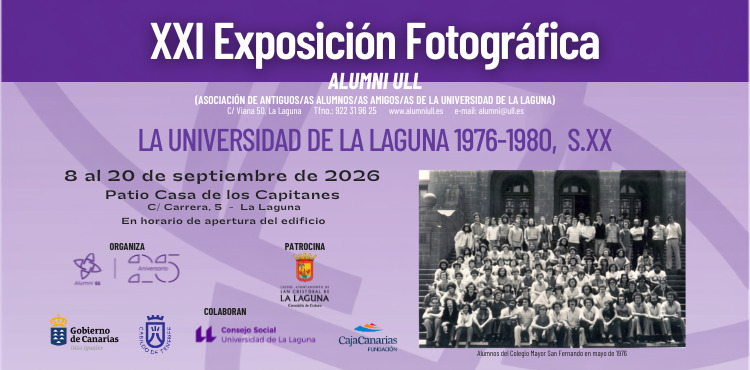 XXI Exposición Fotográfica Alumni ULL: La Universidad de La Laguna 1976-1980, S. XX