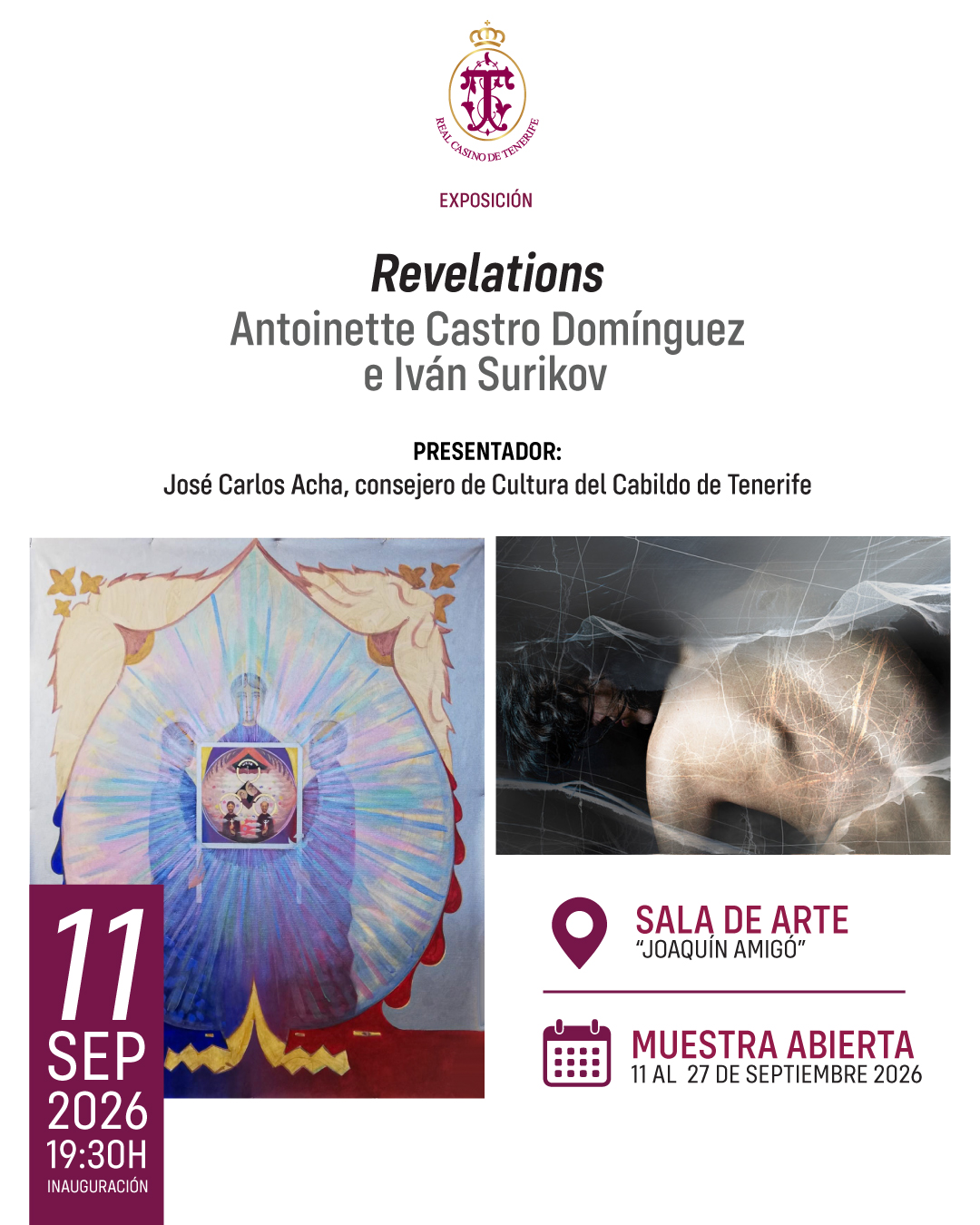 Exposición de fotografía y pintura Revelations