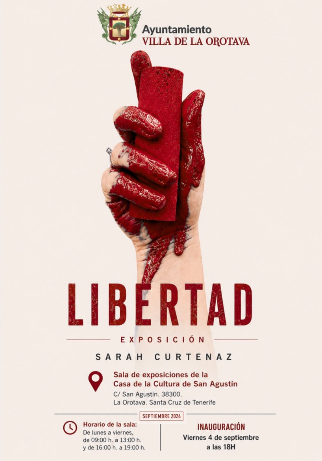"Libertad" exposición Sarah Curtenaz