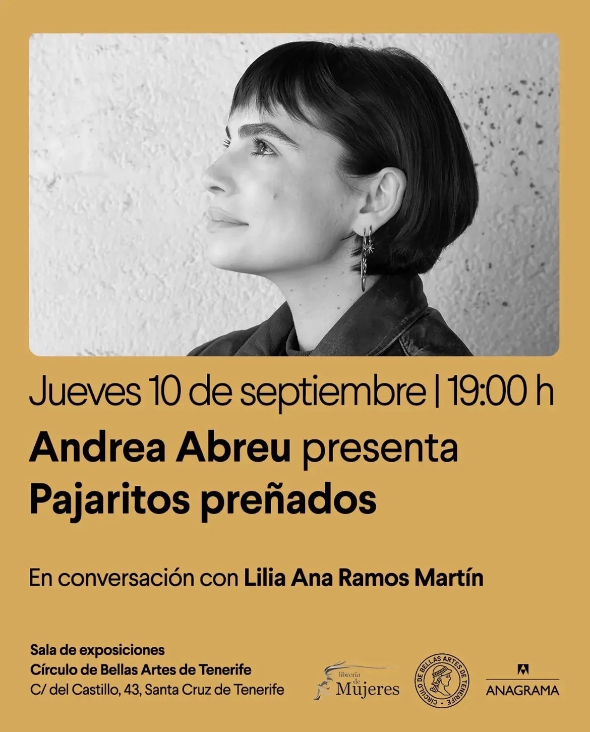 Andrea Abreu presenta «Pájaros preñados»