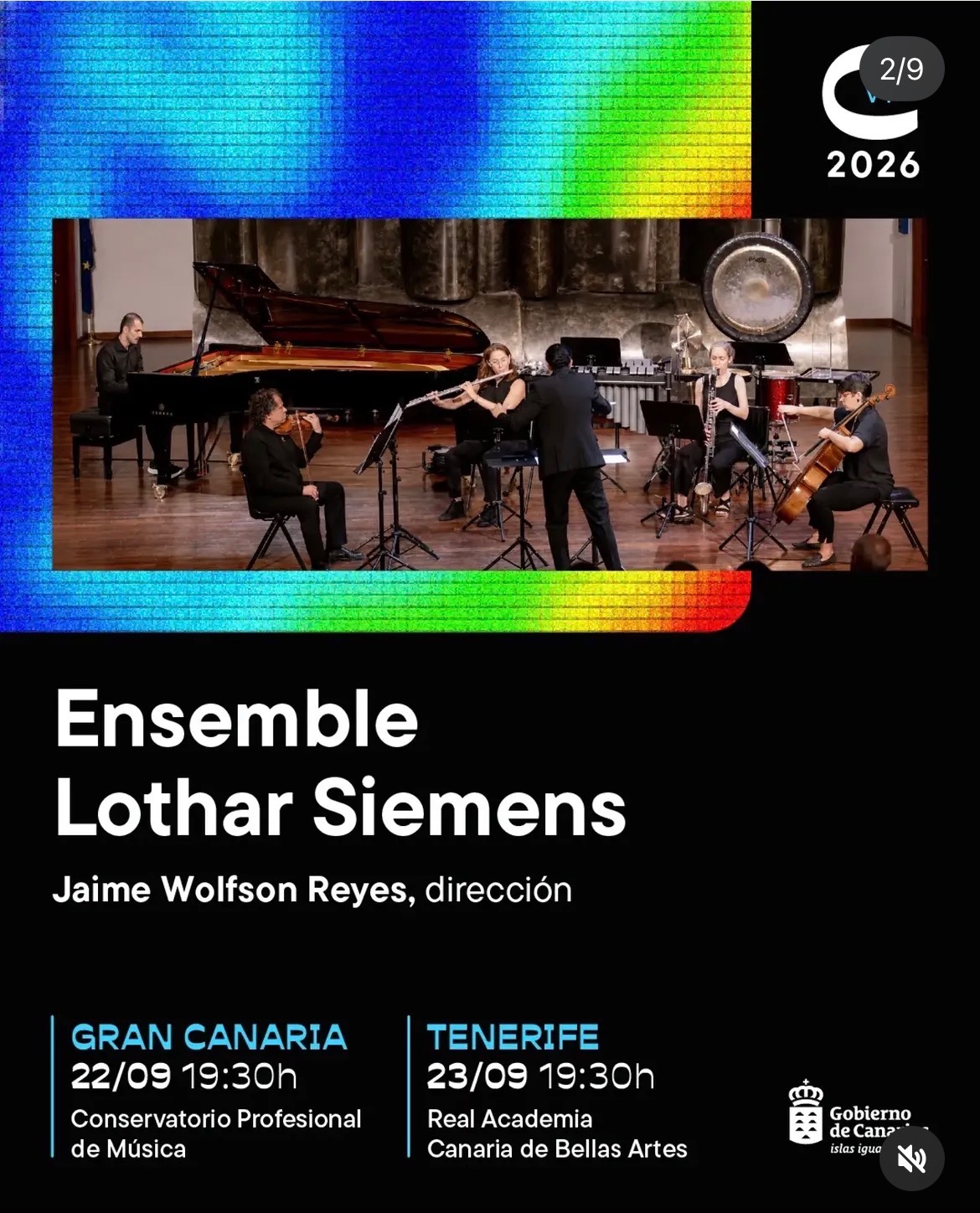 Contemporáneo 2026 – ciclo de conciertos en Tenerife