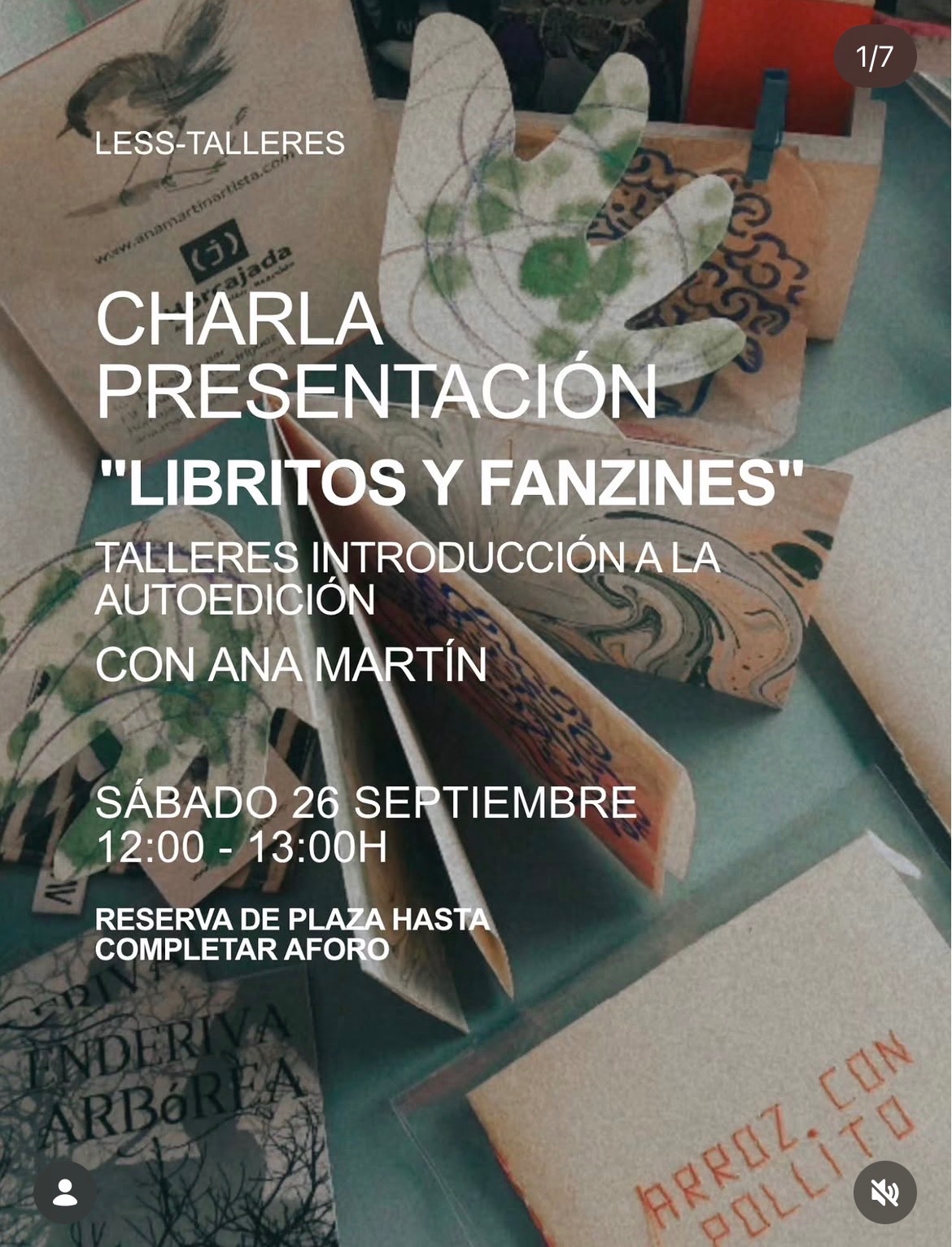 Charla presentación «Libritos y fanzines»