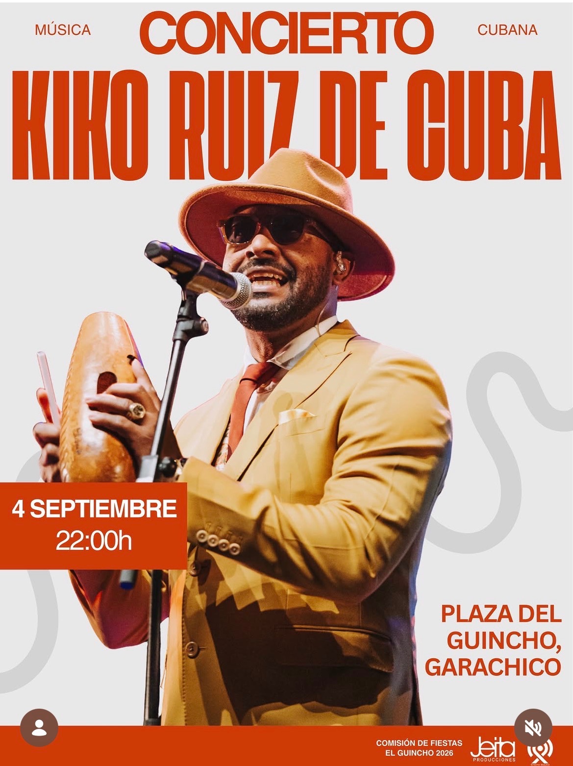 Concierto de Kiko Ruiz de Cuba