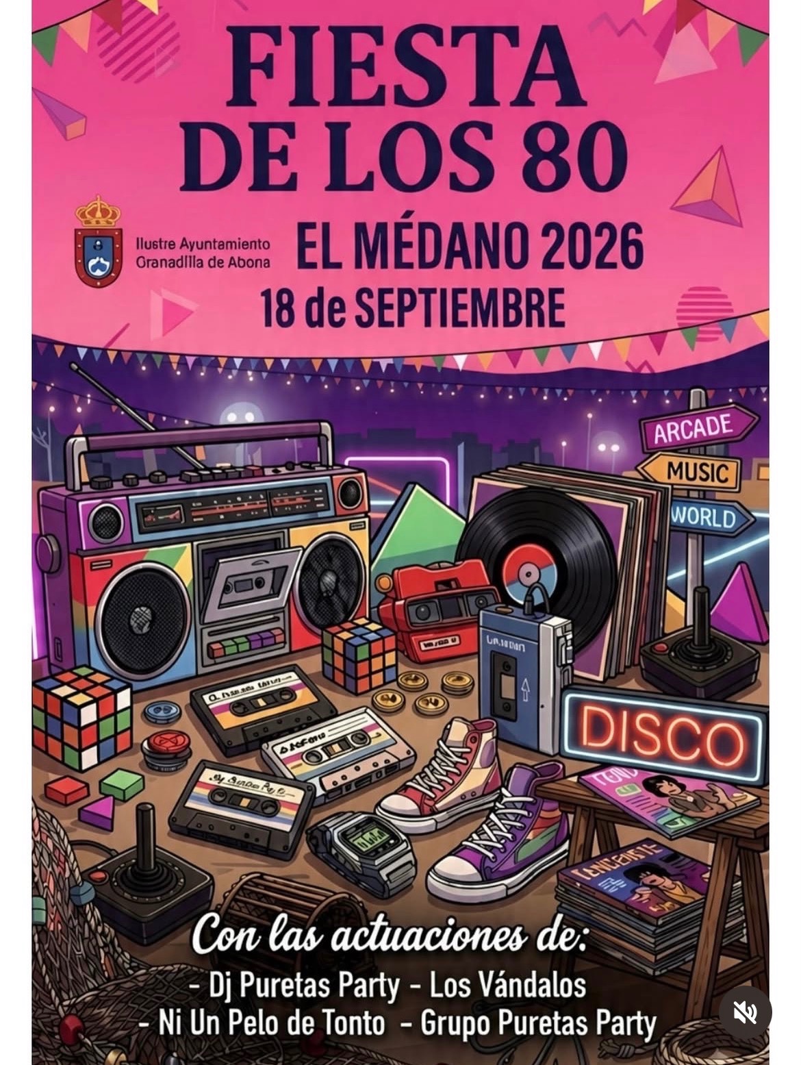 Fiesta de los 80 de El Médano 2026