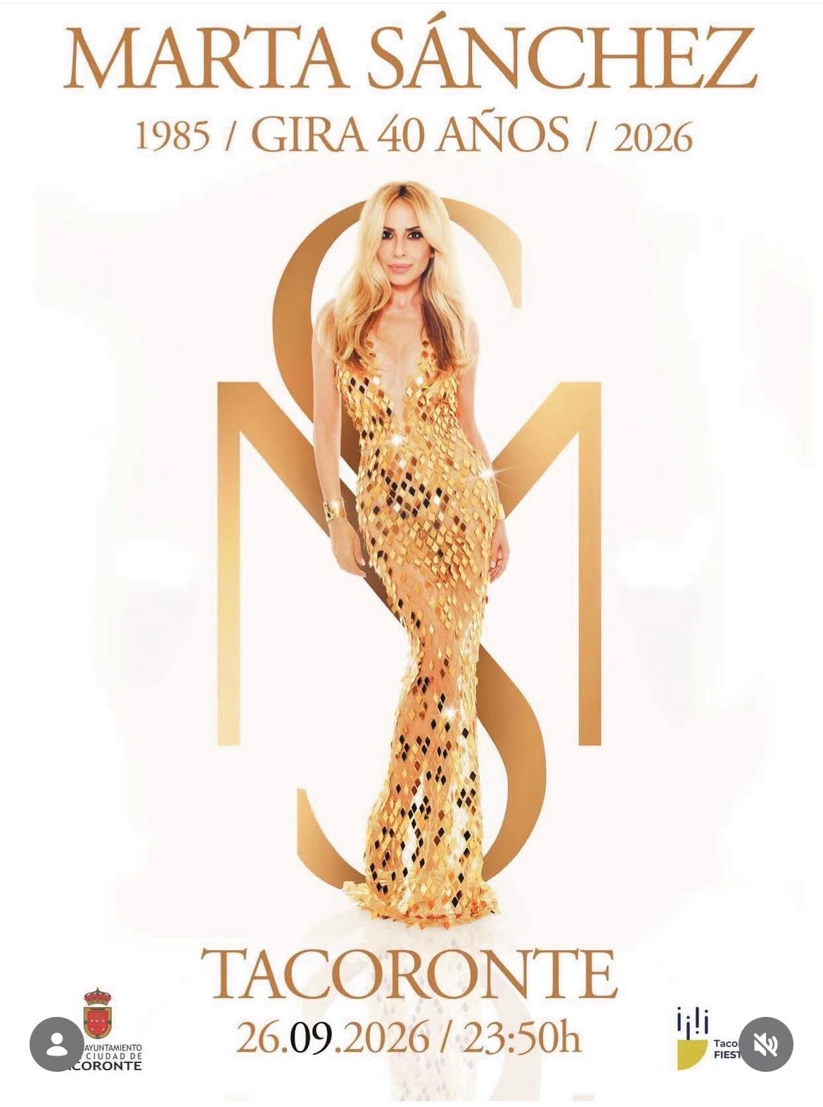 Marta Sánchez – Gira 40 años