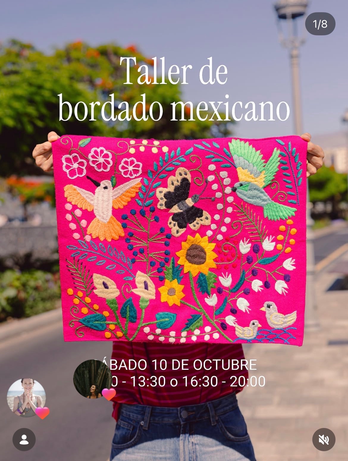 Taller de bordado mexicano