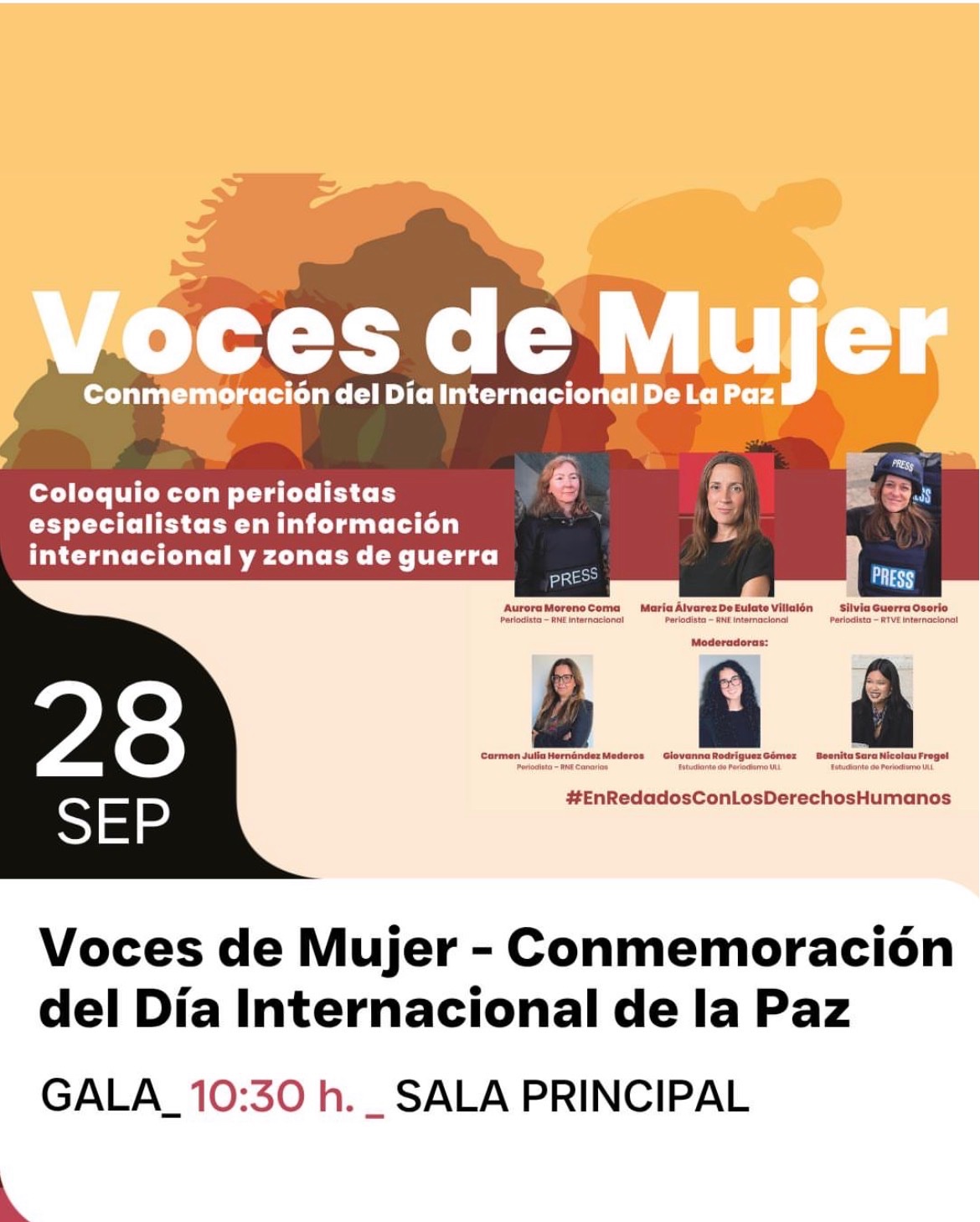 Voces de Mujer – Conmemoración del Día Internacional de la Paz